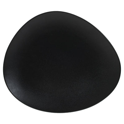 Talerz obiadowy GALET, 28 cm, kolor czarny