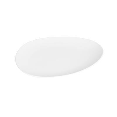 Talerz deserowy GALET, 23 cm, kolor biały