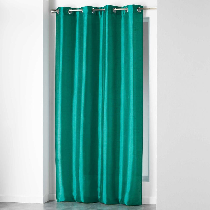 Zasłona okienna na przelotkach SHANA, 140 x 240 cm, kolor zielony