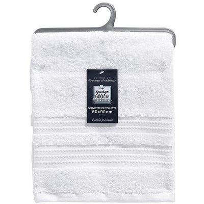 Ręcznik łazienkowy EXCELLENCE, 50 x 90 cm, kolor biały