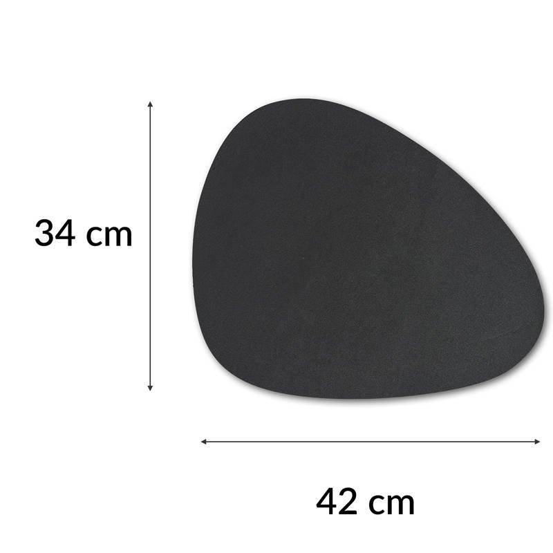 Podkładka na stół ze skóry syntetycznej, 34 x 42 cm, czarny, ZELLER