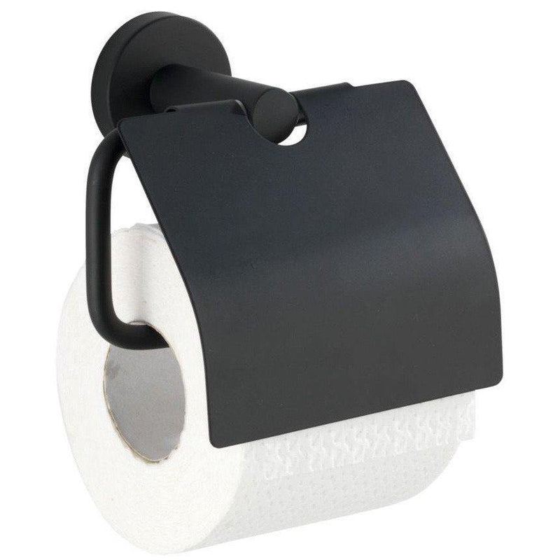 Uchwyt na papier toaletowy czarny BOSIO, WENKO