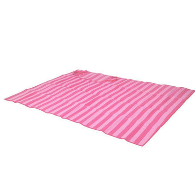 Mata plażowa 200 x 150 cm, kolor różowy