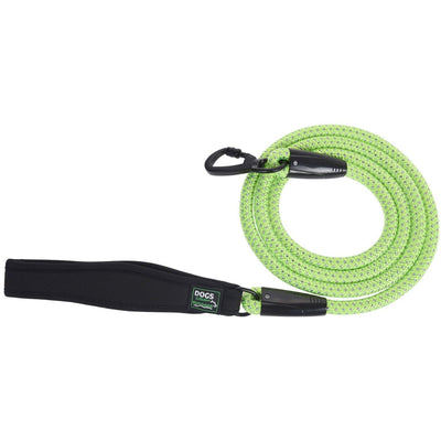 Smycz dla psa neonowa, 180 cm, kolor zielony