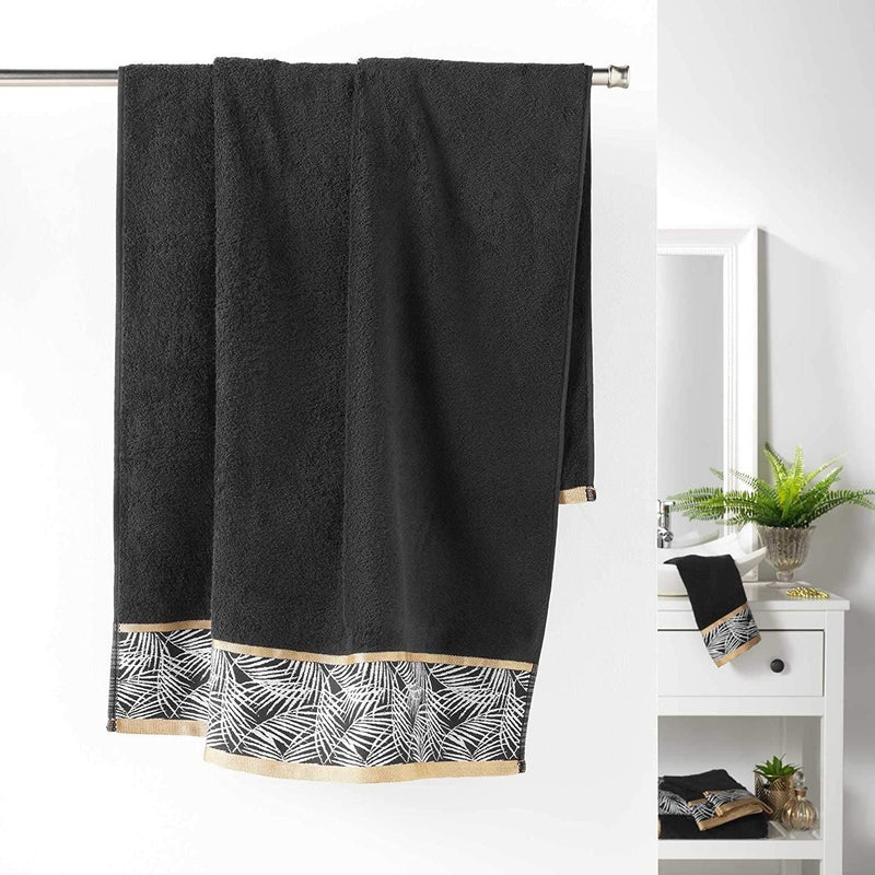 Ręcznik kąpielowy ORBELLA, 70 x 130 cm, kolor czarny