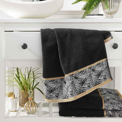 Ręcznik łazienkowy ORBELLA, 50 x 90 cm, kolor czarny