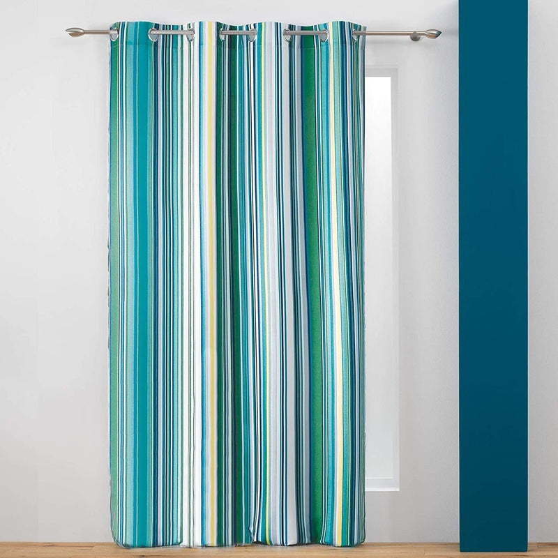 Zasłona okienna COLOR LINE, 140 x 260 cm, kolorowe pasy