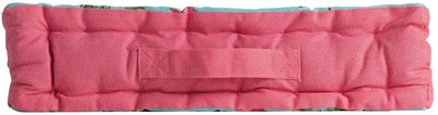 Poducha do siedzenia ZOOTICA, 45 x 45 cm, kolor niebiesko-różowy we flamingi
