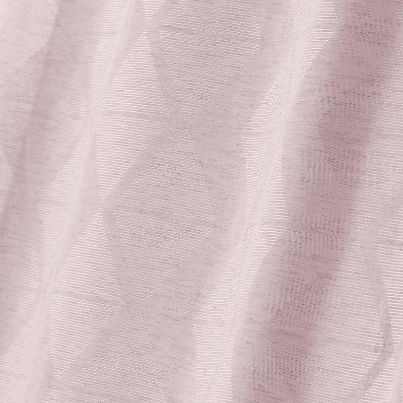 Firana okienna na przelotkach LOZAE, 140 x 240 cm, różowa