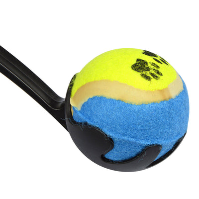 Wyrzutnia piłek tenisowych dla psa + piłka, 48 cm