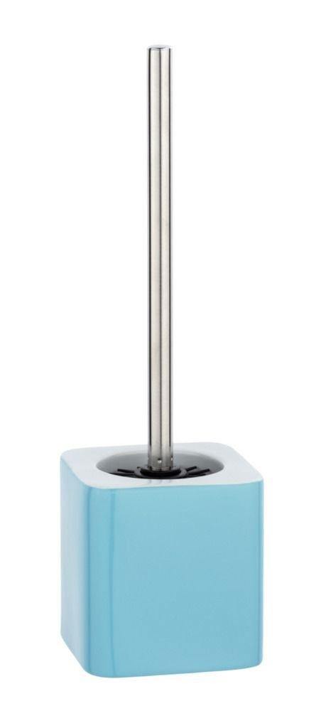 Szczotka do wc ze stojakiem ELMO, 39,5 cm, niebieska, WENKO