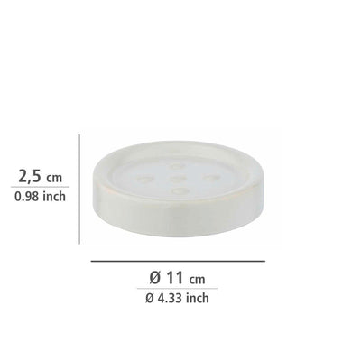 Mydelniczka ceramiczna POLARIS MATT, kolor biały, Wenko