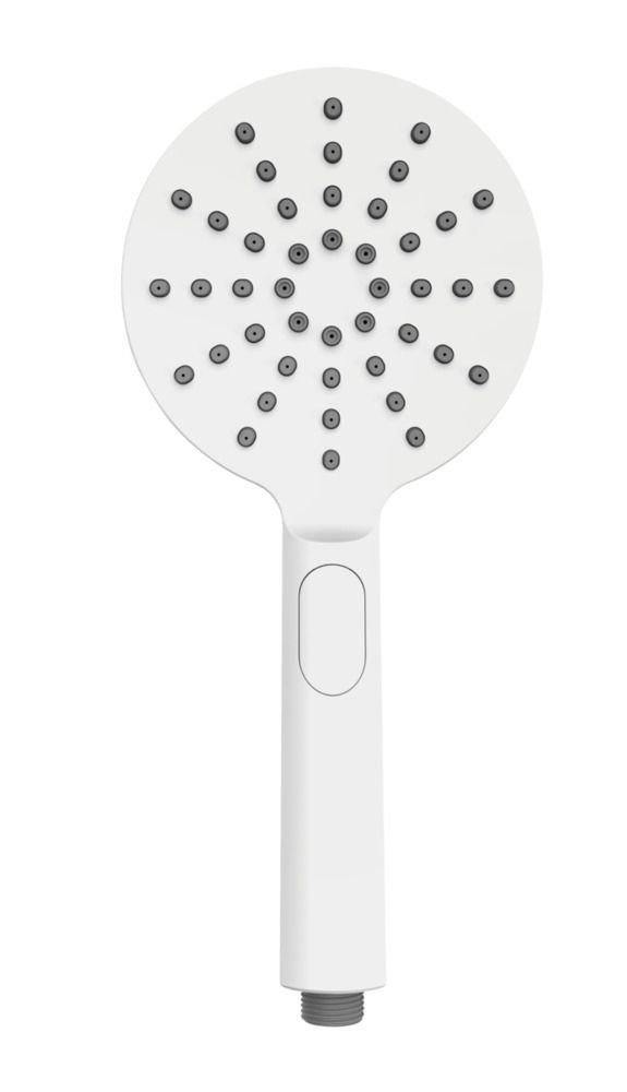 Słuchawka prysznicowa Design Line, Ø 12 cm, 3 strumienie, biała, WENKO