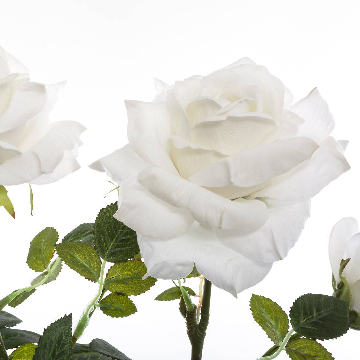 Sztuczne kwiaty doniczkowe KRZEW RÓŻY, 74 cm