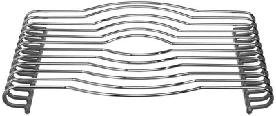 Podstawka pod gorące naczynia, 29 x 26 cm, metalowa, kolor szary