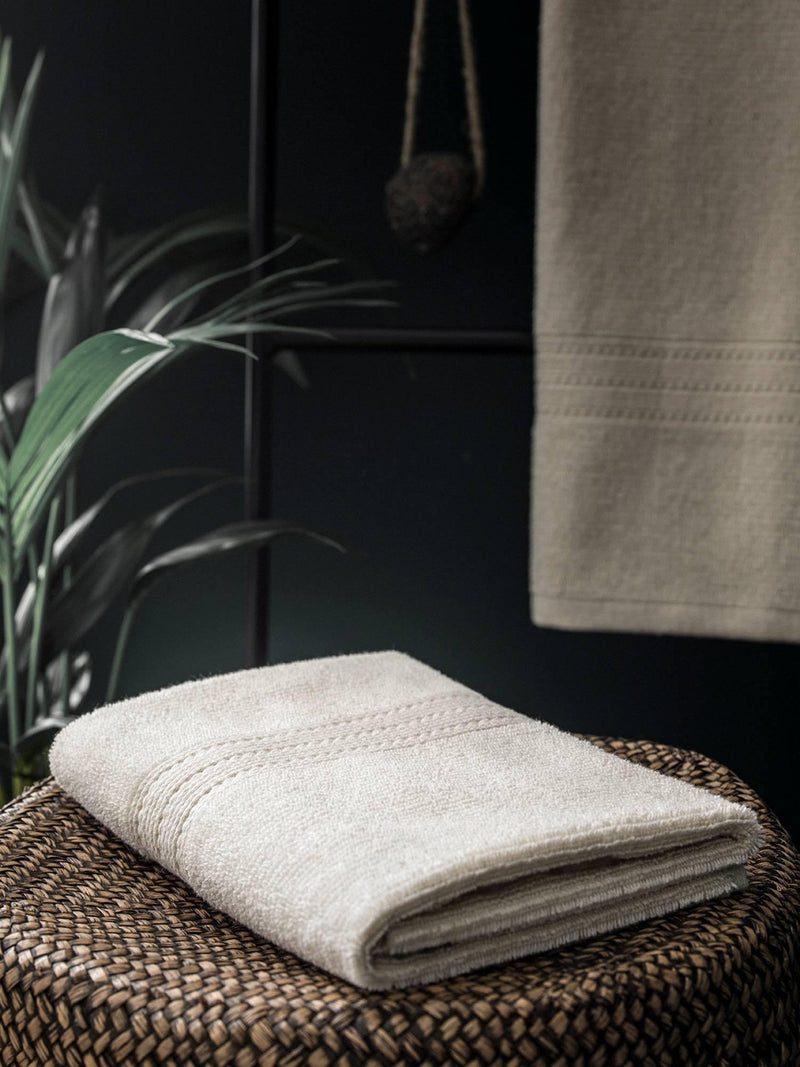Ręcznik łazienkowy GYPSET, bawełna, 50 x 90 cm, beżowy