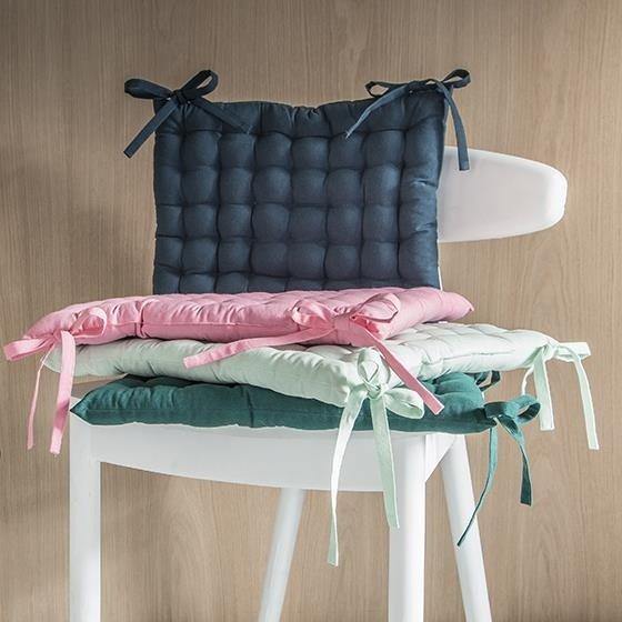 Poduszka na krzesło TROPIK SUMMER, bawełna, 40 x 40 cm, różowa