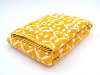 Ręcznik kąpielowy duży BORNEO, bawełna, 90 x 150 cm, kolor żółty
