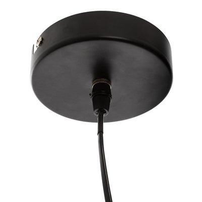 Lampa wisząca w kształcie kropli, metal, Ø 23 cm, szara