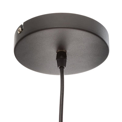 Lampa wisząca z kloszem w kształcie stożka, Ø 33 cm, czarna