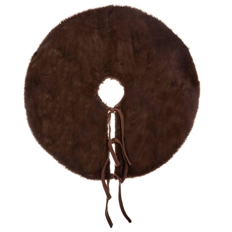 Dywanik pod choinkę z pluszu, Ø 90 cm