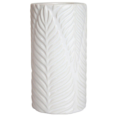 Lampa stołowa ceramiczna FRESH GARDEN, 16 cm, biała