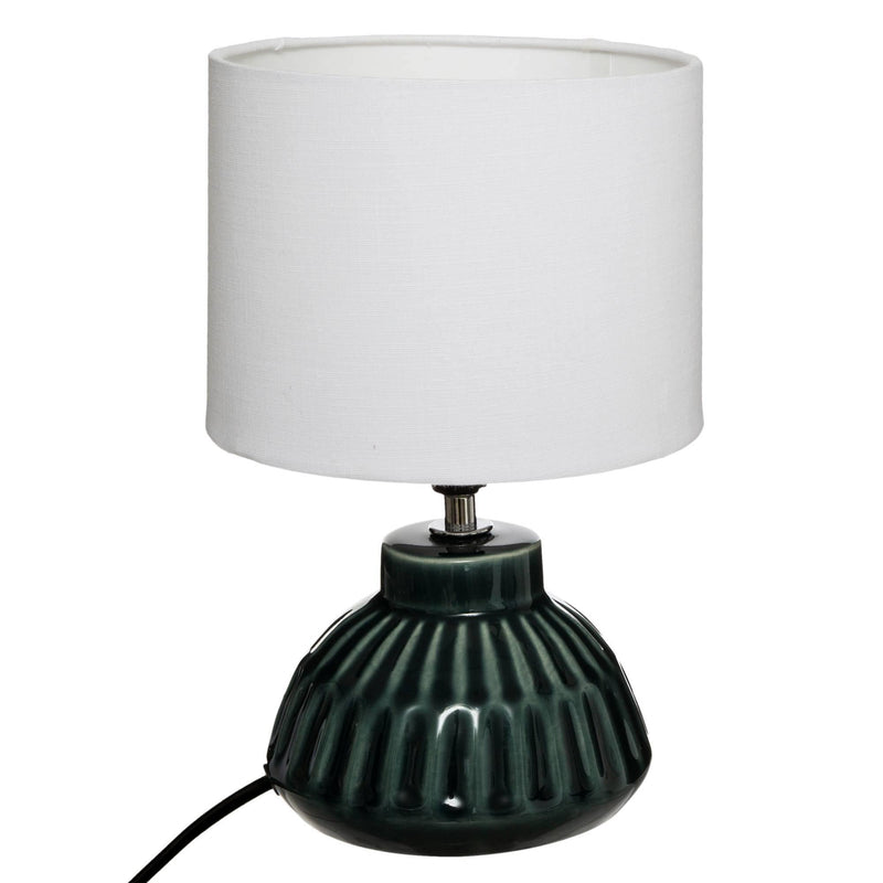 Lampka nocna ceramiczna PATY, Ø 18 cm, zielona
