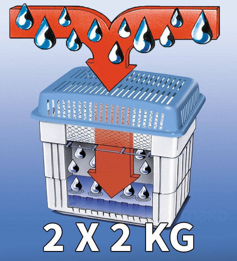 Wkład do pochłaniacza wilgoci - 2 x 2kg, WENKO