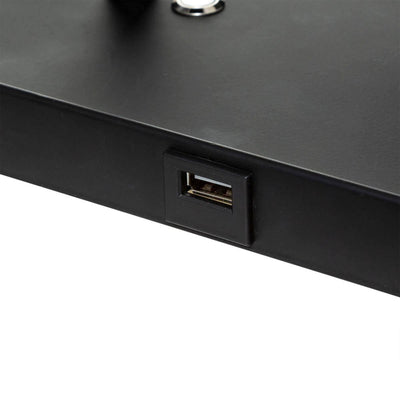 Lampka na biurko COLORS, ładowana na USB, czarna