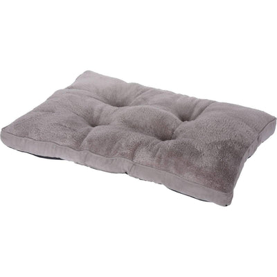 Poduszka dla psa pikowana, 85 x 58 cm, szara