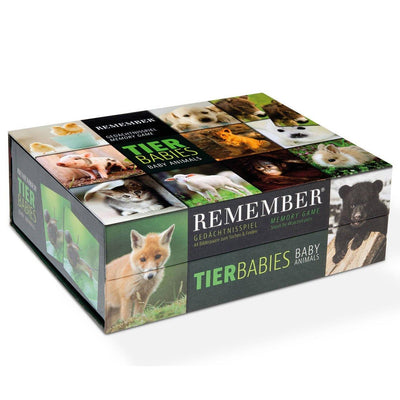 Gra pamięciowa memory ANIMAL BABIES, 44 pary kart, REMEMBER