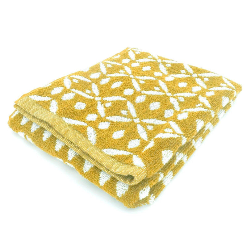 Ręcznik łazienkowy BORNEO, bawełna, 50 x 90 cm, żółty