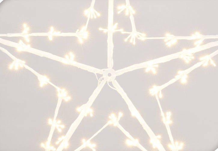 Oświetlenie świąteczne w kształcie gwiazdy, 120 cm, 400 lampek LED