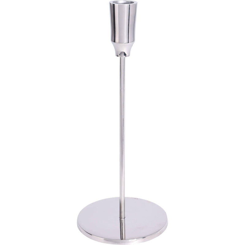 Świecznik srebrny, 25 cm, aluminium