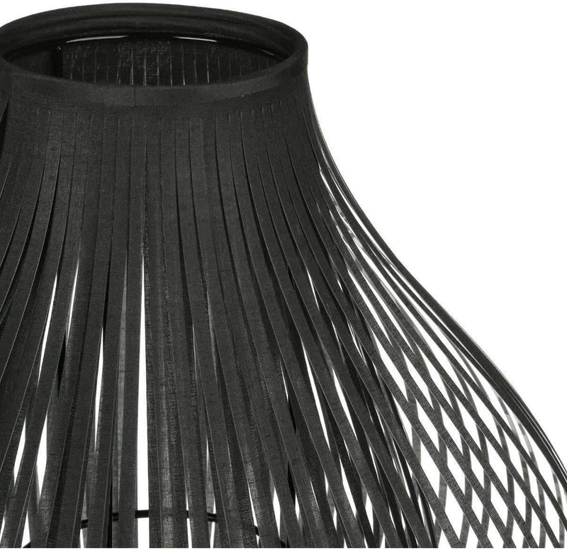 Lampa stołowa YISA, wys. 45 cm, czarna