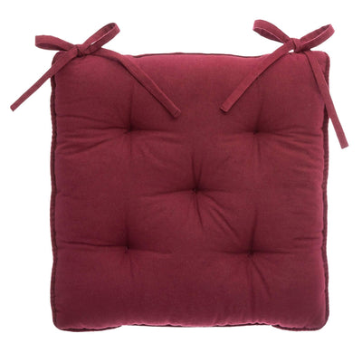 Poduszka na krzesło z welurowym pokryciem, 38 x 38 cm