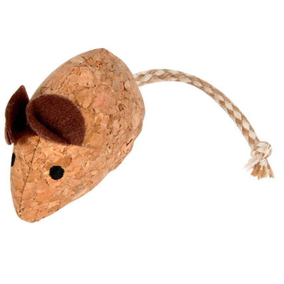 Zabawka dla kota mysz, 14,5 cm, z korka