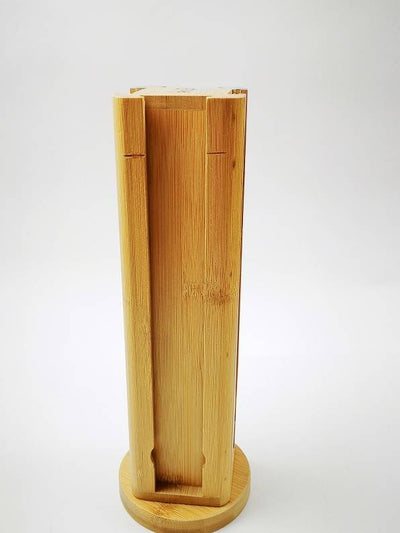 OUTLET Stojak obrotowy na kapsułki, 32 szt, bambus