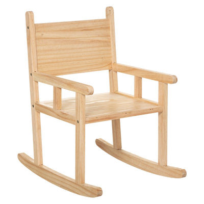 Krzesło na biegunach dla dzieci, drewniane