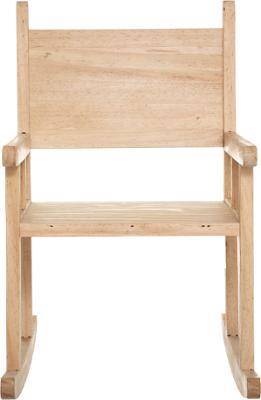 Krzesło na biegunach dla dzieci, drewniane