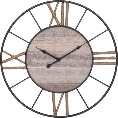 Zegar ścienny MIKE, Ø 57 cm, z cyframi rzymskimi
