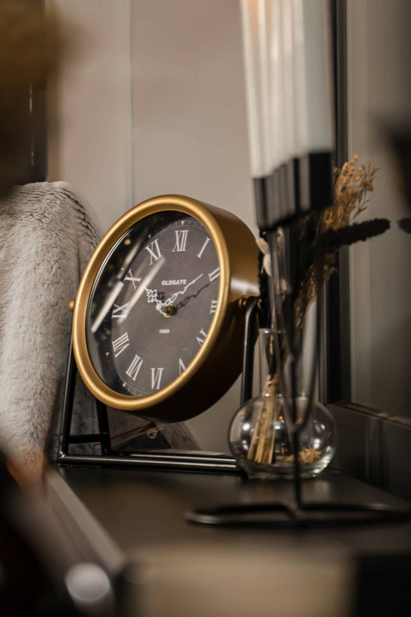 Zegar stojący na komodę LUCA, Ø 21cm