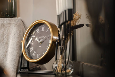 Zegar stojący na komodę LUCA, Ø 21cm