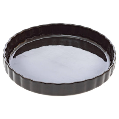 Naczynie do zapiekania, ceramika, Ø 28 cm, szare