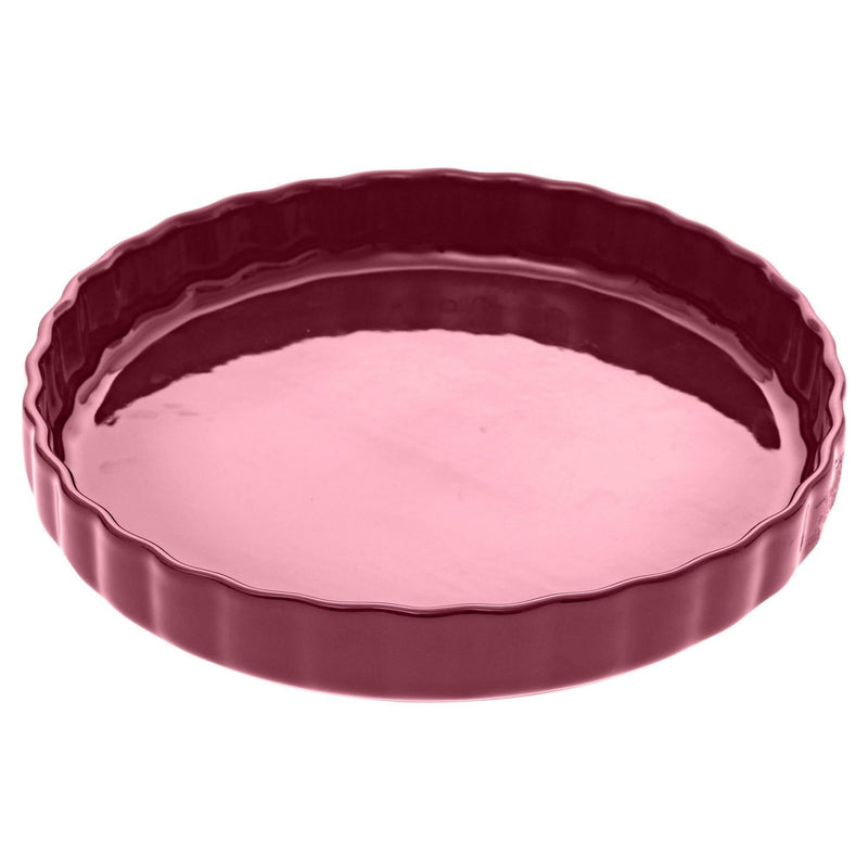 Naczynie do zapiekania, ceramika, Ø 28 cm, czerwone