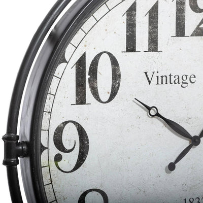 Zegar ścienny vintage IGOR, Ø 74 cm, metal