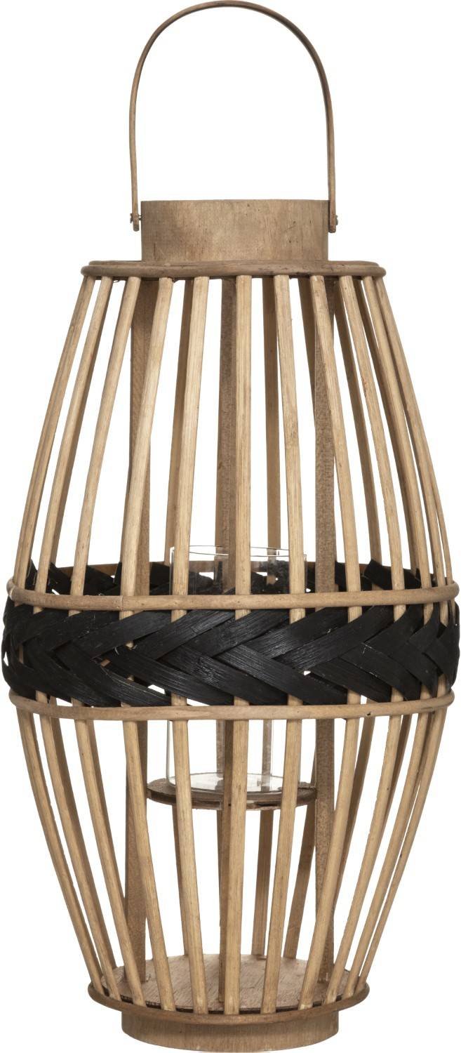 Lampion bambusowy pleciony, Ø 23 cm