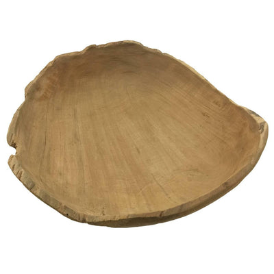 Misa ozdobna z drewna tekowego, Ø 40 cm