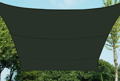 Żagiel przeciwsłoneczny CURACAO, 3 x 2 m, poliester, ciemnoszary