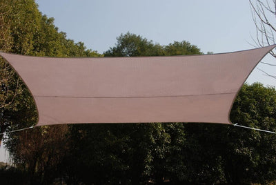 Żagiel przeciwsłoneczny CURACAO, 3 x 2 m, poliester, taupe